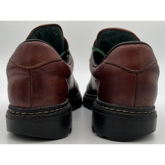 ROOTS TUFF Canada Brown Leather Low Cut Mountain Hiking Boots Men's US 8 D - Picture 4 of 12